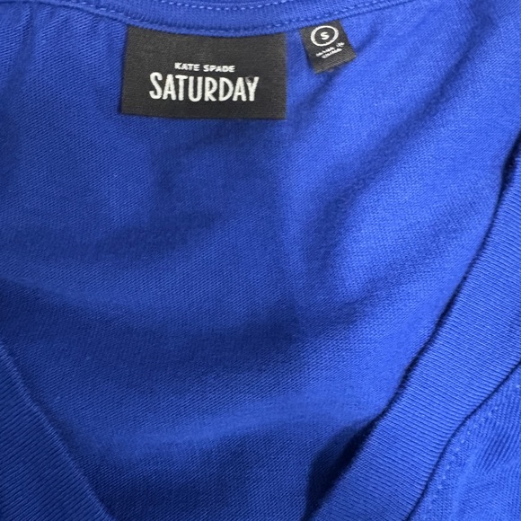 Kate Spade Saturday Royal Blue Mini Dress- Women’s S -Soft cotton blend - Picture 2 of 4